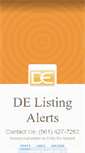 Mobile Screenshot of listingalert.org