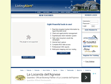 Tablet Screenshot of listingalert.net